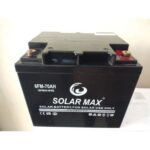 Solarmax Solar 70AH Solar Battery-Black