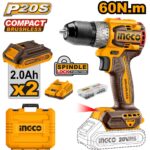 Lithium-Ion compact brushless cordless drill 20V