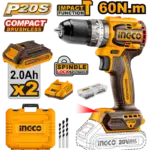 Lithium-Ion compact brushless impact drill 20V