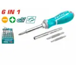 TOTAL 6 In 1 screwdriver  set