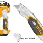 INGCO Utility knife Blade size:61x19mm