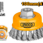 INGCO Wire cup brush 100mm, 4"