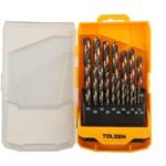 Tolsen 19PCS BLACK & GOLD HSS TWIST DRILL BITS SET