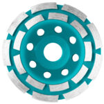 TOTAL Diamond Cup Wheels  Double Row  Segmented 115mm - Image 3