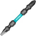 TOTAL Impact screwdriver  bits PH2+SL6.0*1.0 65mm