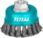 TOTAL Wire cup brush 100mm, 4"