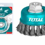 TOTAL Wire cup brush 75mm, 3"