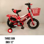 Kids Three Gun BMX Bike Size 12"