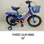 Kids Three Gun BMX Bike Size 16"