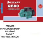 Premier 1hp Booster pump 60m head