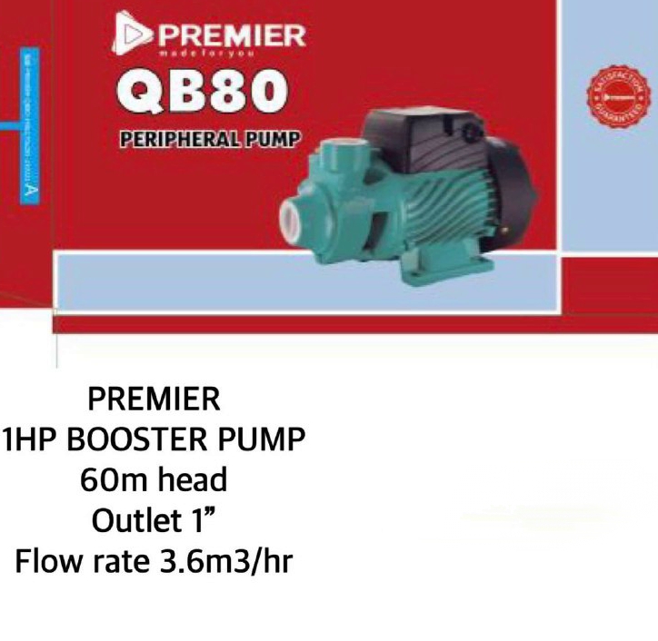 420f3b92-fc80-4741-b56d-598309a06ec4 Premier 1hp Booster pump 60m head - Image 1
