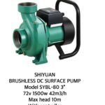 Shiyuan Brushless dc surface pump 10m with Controller