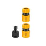INGCO 3 Pcs hose quick connectors set