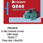 Powerful Premier 0.5hp Booster pump 28m