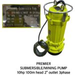 Premier Submersible Pump 10hp 100M