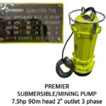 Premier Submersible Pump 7.5hp 90M