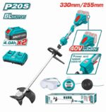 Total Cordless string trimmer and brush cutter 40V(20V+20V) - Image 3