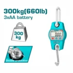 Total Crane scale Max. weight:300kg With100g graduation - Image 3