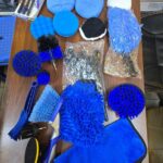 25PCS Car detailing and cleaning kit, a comprehensive set of tools