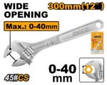 Ingco Adjustable wrench Length:300mm(12") - Image 2