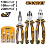 Ingco 3 Pcs pliers set - Image 2