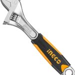 INGCO Adjustable wrench Length:200mm(8"),CrV
