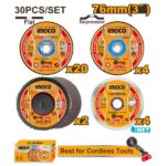 Cutting and grinding disc set 30Pcs/set