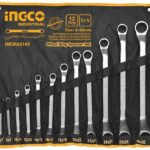 INGCO 12pcs offset ring spanner set Size:6-32mm