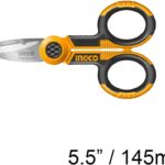 INGCO Electrician's scissors Size:145mm(5.5")