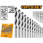 INGCO 19Pcs HSS twist drill bits set