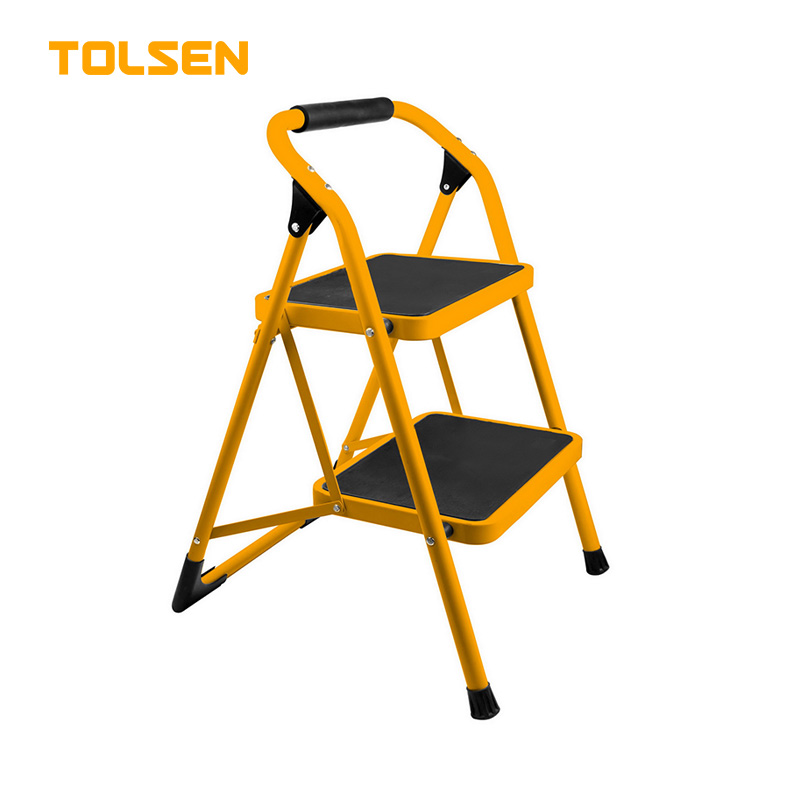 STEEL-LADDER (1) Tolsen 2 STEP STEEL LADDER 200 LBS/ 2 STEPS - Image 1