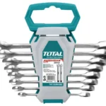 TOTAL 8 Pcs ratchet spanner  set Size:8-19mm