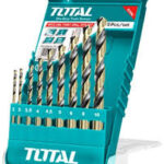 TOTAL 9PCS HSS twist drill  bits set