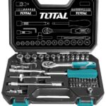 TOTAL 45Pcs 1/4" socket set