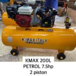 KMAX 200L Petrol 7.5hp 2 piston Air Compressor