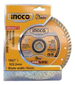 INGCO Turbo diamond disc 180(7"")X22.2mm - Image 3