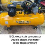 Kmax 150L Electric Air Compressor double piston