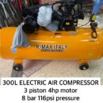 300l Electric Air Compressor 3 piston 4hp motor