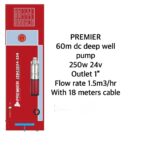 Premier 60m dc deep well pump 250w 24v