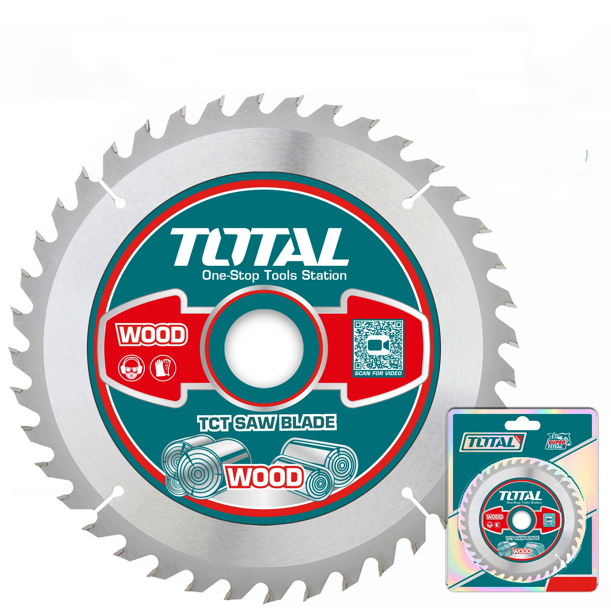 TAC231255 Total TCT saw blade 115mm(4-1/2") 40T - Image 1