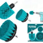 TOTAL 3 Pcs Medium bristle brush set