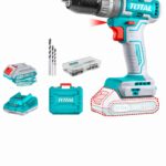 Total Compact Brushless Cordless Impact Drill 20v 55N.m