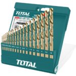 Total HSS twist drill bits set 19pcs