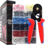 Cable crimping tool with ferrules 