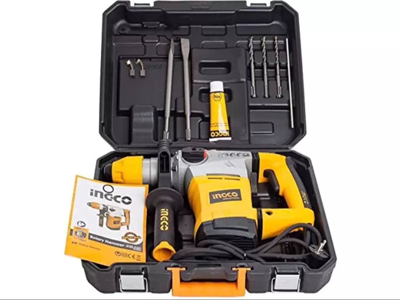 ingco-1800w-rotary-ha-mmer-rh18008 Ingco Rotary hammer 1800w 36mm - Image 1