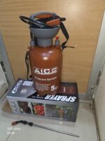 AICO 5-liter manual pressure sprayer.