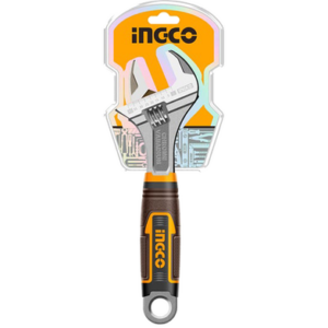 Ingco Adjustable wrench Length:300mm(12")