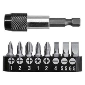 Ingco 9 Pcs screwdriver bits set