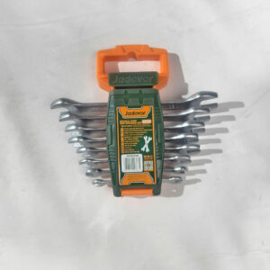 Jadever 8pcs double open end spanner set Size:6-22mm