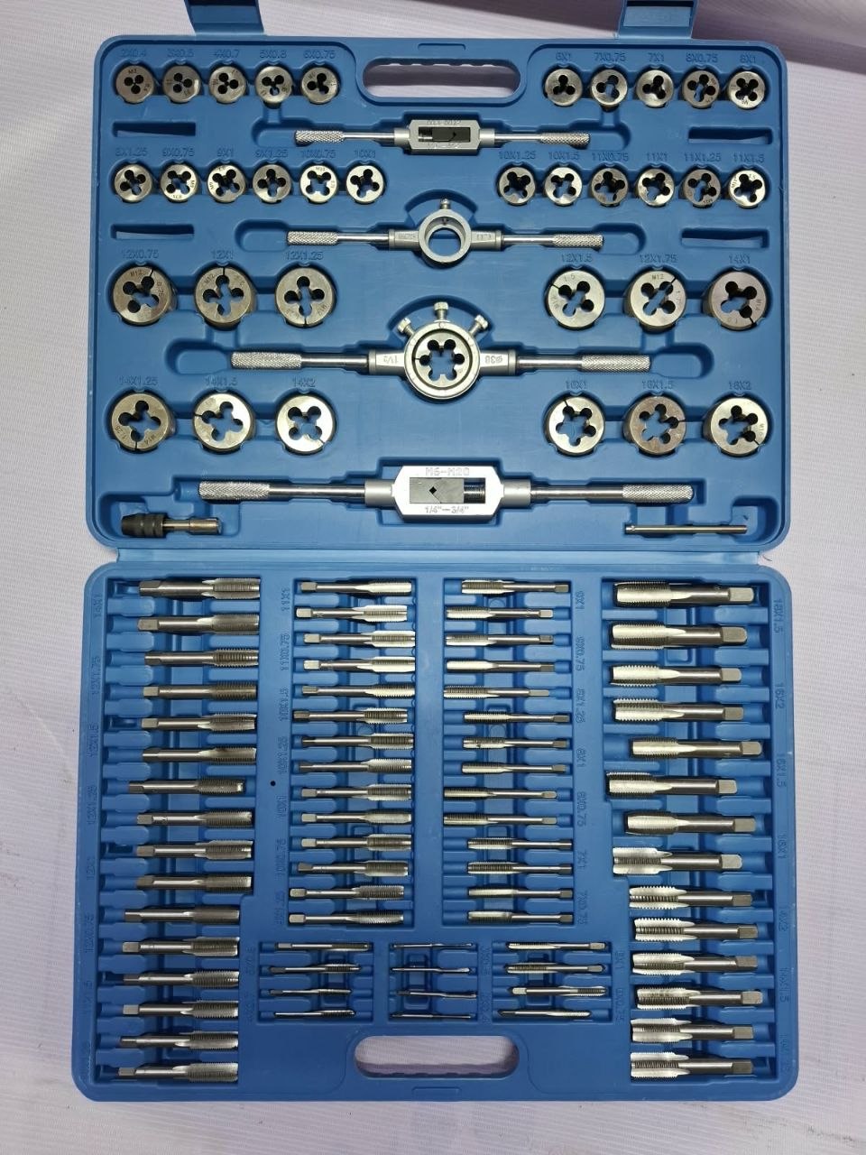 fd5e6fc1-5048-4af2-834c-07146f685e39 110-piece metric tap and die set - Image 1